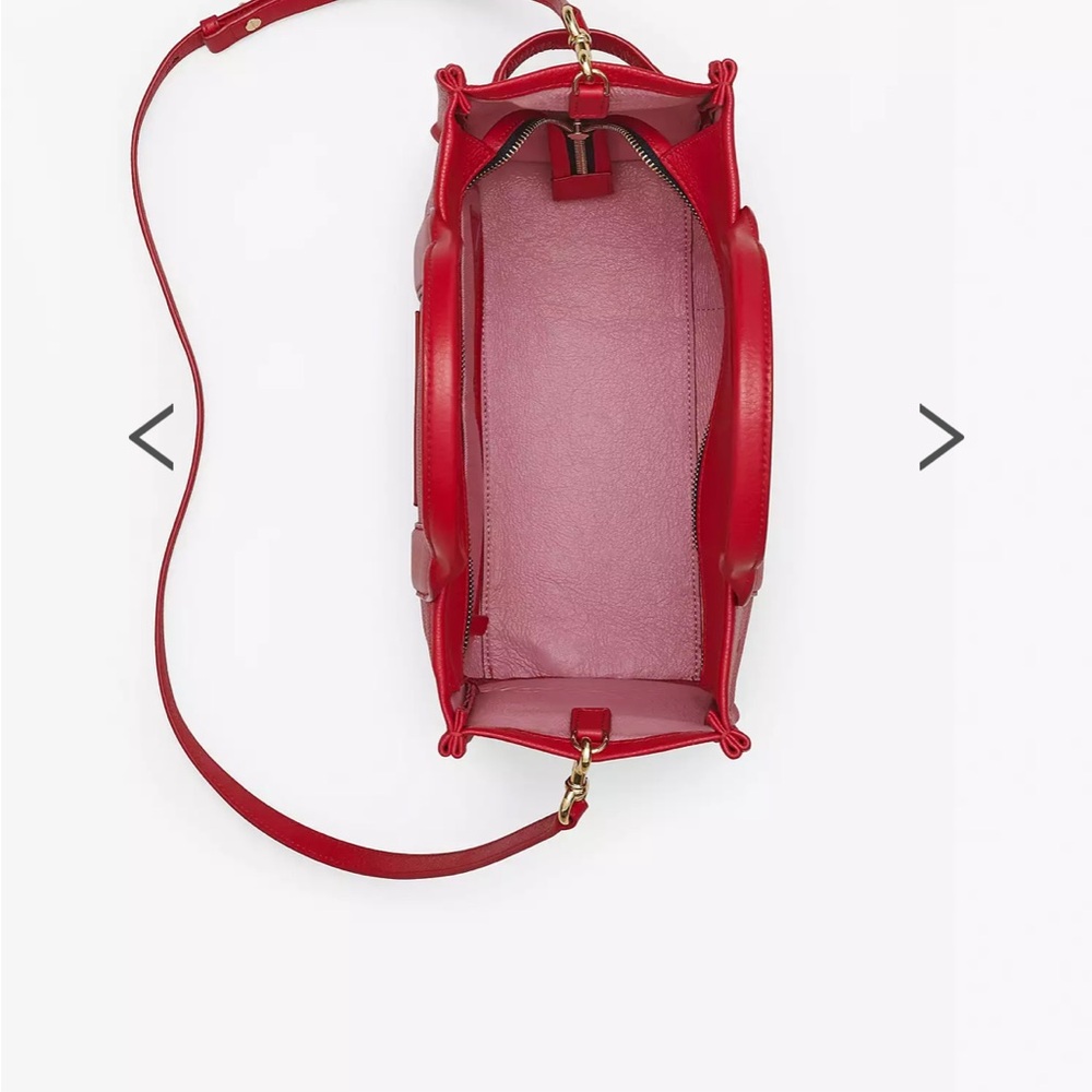 Marc Jacobs Red Structured Tote - image 6